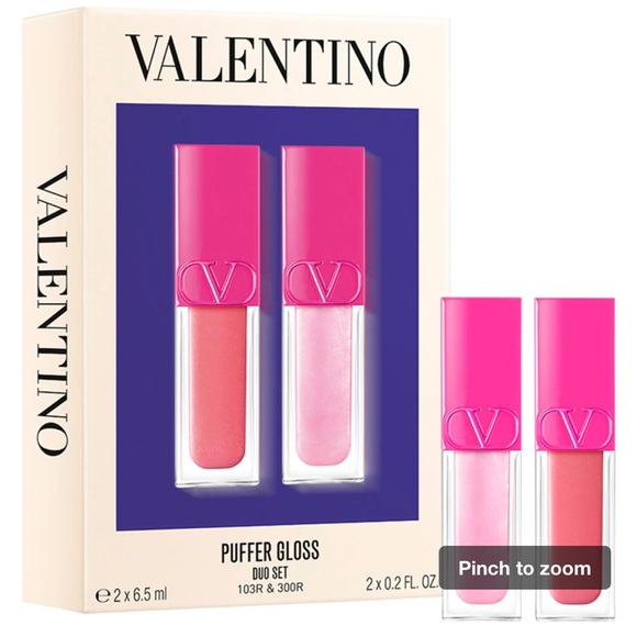 Valentino Other - Valentino Puffer Complex™ Lip Plumper Gloss Duo Set in shades 103R and 300R